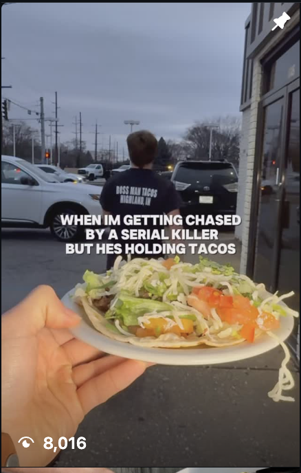 Client taco video with 8K views