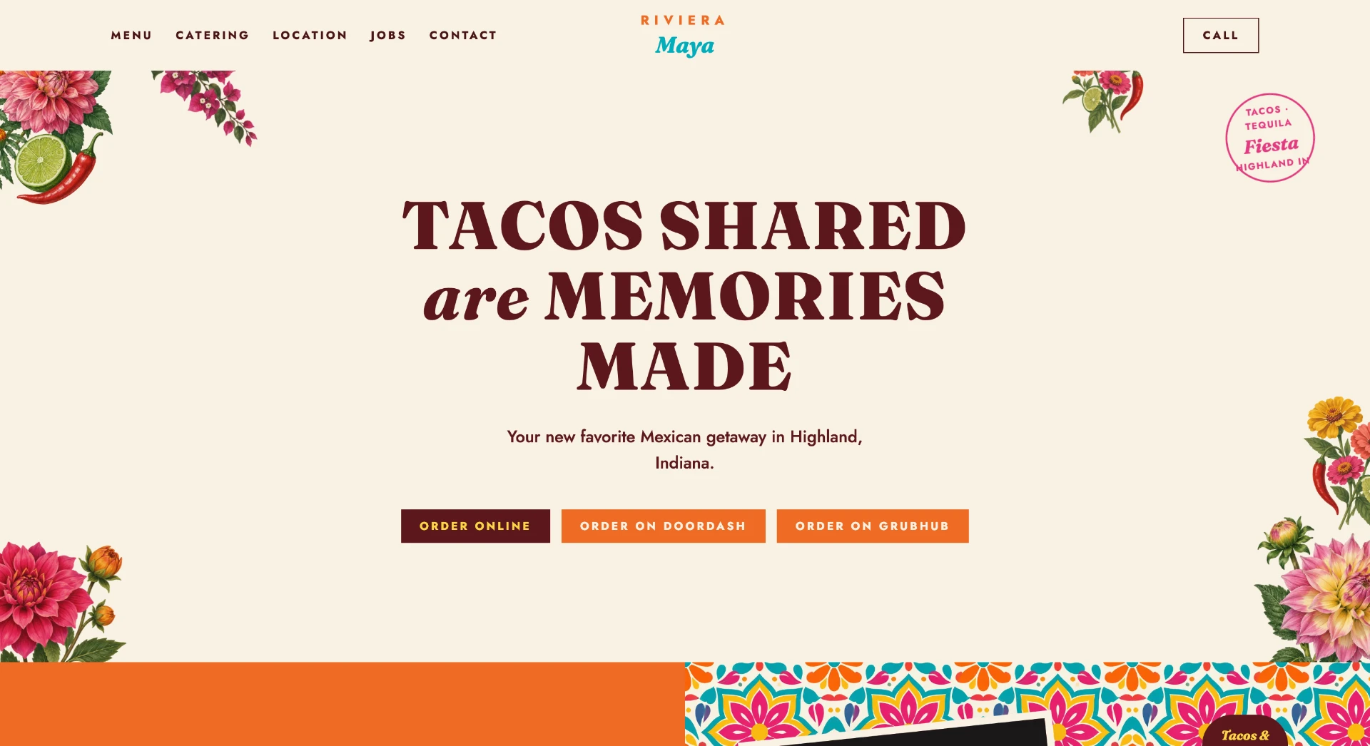 Riviera Maya website homepage
